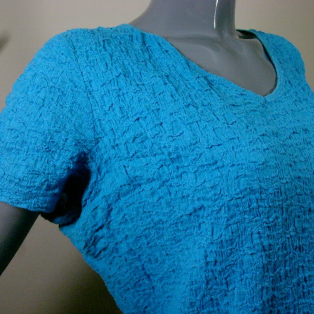 Sky Blue Textured Tee
